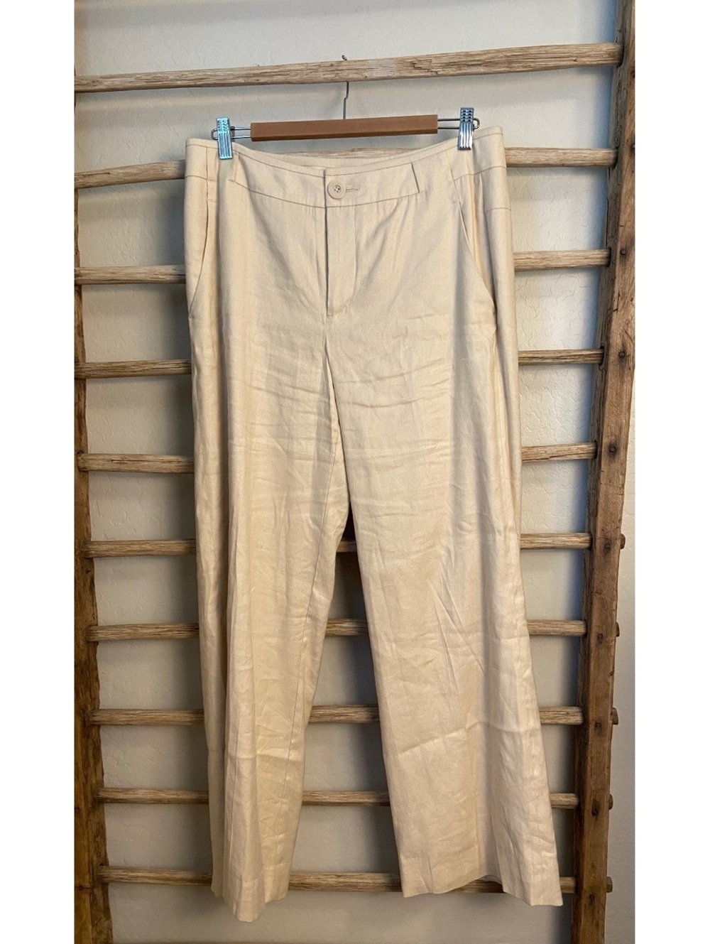 Cabi Women's Cream Beige Dress Pants Size 10